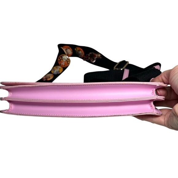 Crossbody Cat Meow Sling Bag Nintendo Switch Animal Crossing Case Purse w/Pins - Picture 6 of 14